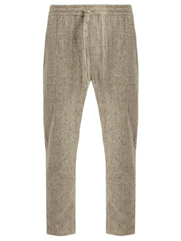 The Lost Explorer Tamarin Elasticated-waist Cotton-blend Trousers