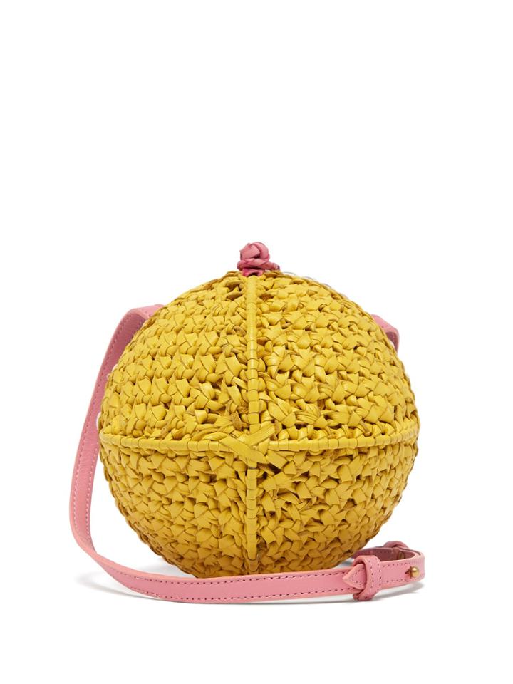 Sophie Anderson Ceina Woven-leather Cross-body Bag
