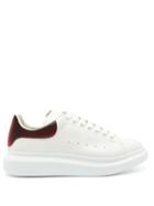 Matchesfashion.com Alexander Mcqueen - Exaggerated-sole Leather Trainers - Mens - White Multi