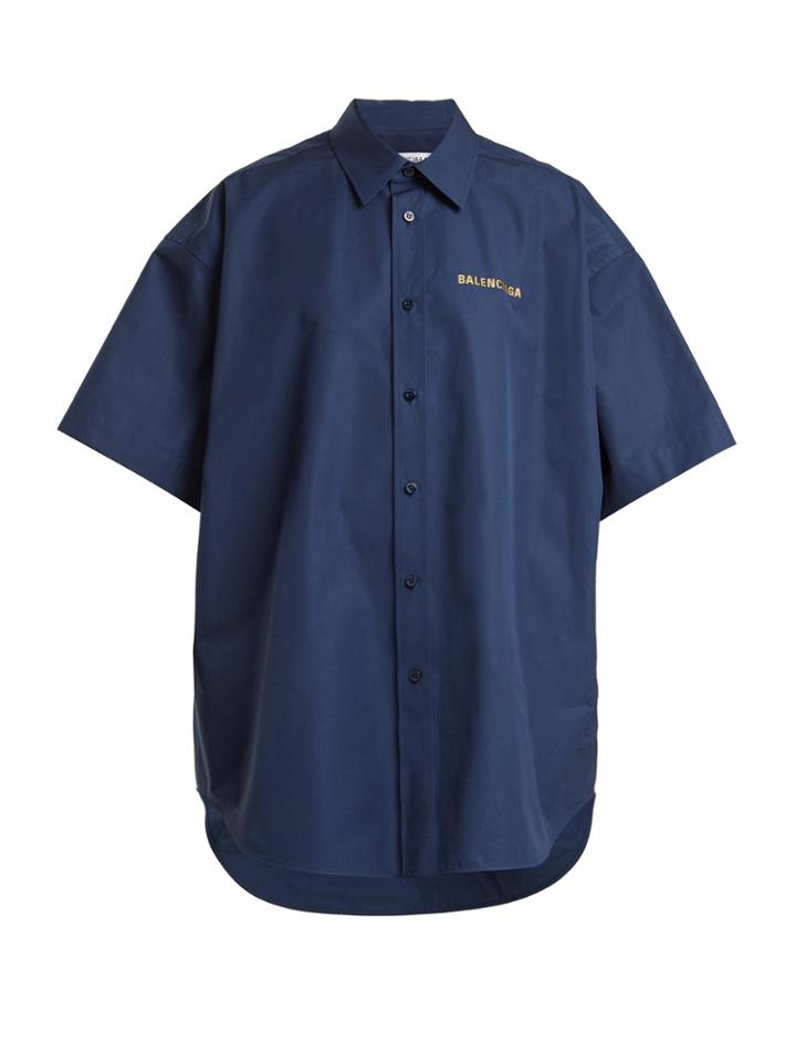 Balenciaga Bin Cotton-poplin Shirt