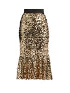 Dolce & Gabbana Sequin-embellished Midi Skirt