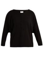 Matchesfashion.com Eve Denim - Camille Batwing Sleeved Top - Womens - Black