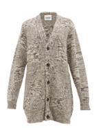 Matchesfashion.com Jil Sander - Oversized Recycled Cashmere Cardigan - Womens - Brown Multi
