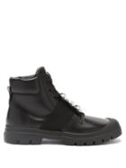 Roger Vivier - Walky Viv Crystal-buckle Leather Ankle Boots - Womens - Black