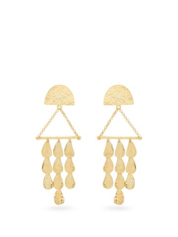 Sophia Kokosalaki Triangle Perseids Gold-plated Earrings