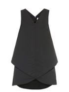 Osman Zita V-neck Ottoman-silk Dress