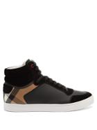 Burberry Reeth High-top Leather Trainers