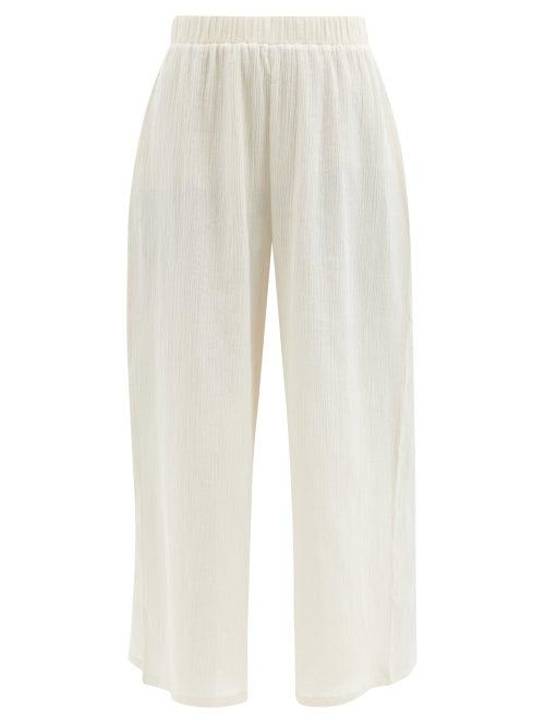 Max Mara Beachwear - Simeone Trousers - Womens - Beige