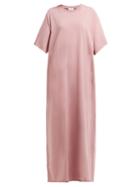 Matchesfashion.com Raey - Jersey Maxi T Shirt Dress - Womens - Pink