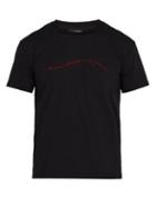 Matchesfashion.com Ribeyron - Logo Embroidered Cotton T Shirt - Mens - Black
