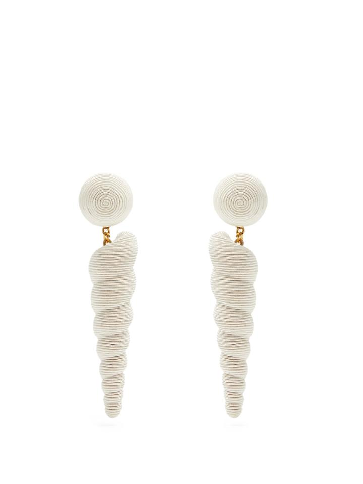 Rebecca De Ravenel Twisty Drop Earrings