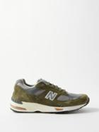 New Balance - Made In Uk 991 Suede And Mesh Trainers - Mens - Grey