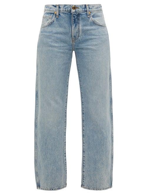 Matchesfashion.com Khaite - Kerrie Loose-fit Jeans - Womens - Light Denim