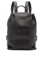 Matchesfashion.com Loewe - Logo-debossed Drawstring Leather Backpack - Mens - Black