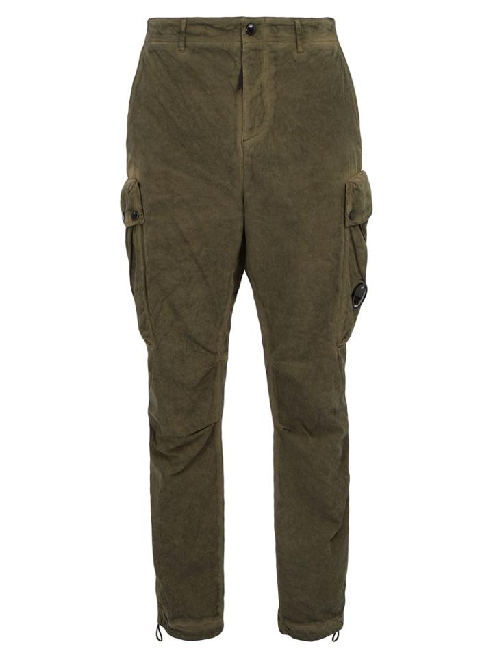 C.p. Company Lens Cotton-blend Cargo Pants