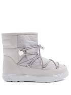Moncler New Fanny Nylon And Leather Aprs-ski Boots