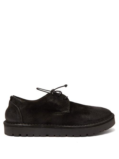 Matchesfashion.com Marsll - Sancrispa Alta Suede Derby Shoes - Mens - Black