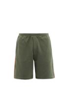 Alexander Mcqueen - Logo-tape Cotton-jersey Shorts - Mens - Khaki
