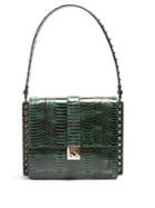 Valentino Rockstud-embellished Snakeskin Bag