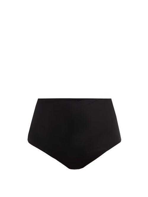 Matchesfashion.com Mara Hoffman - Lydia High-rise Bikini Briefs - Womens - Black