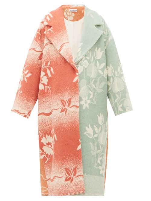 Matchesfashion.com Rave Review - Coco Single Breasted Upcycled Wool Coat - Womens - Multi