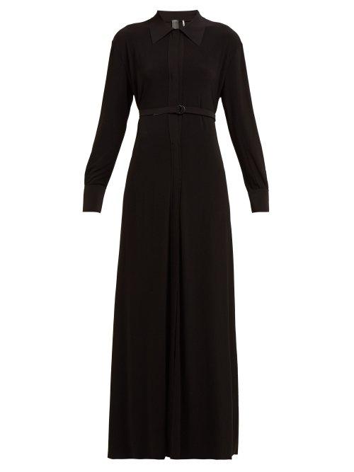 Matchesfashion.com Norma Kamali - Belted Maxi Dress - Womens - Black