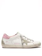 Matchesfashion.com Golden Goose Deluxe Brand - Superstar Low Top Leather And Suede Trainers - Womens - White Multi