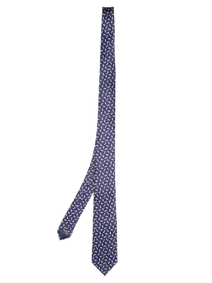 Lanvin Fly-print Silk Tie