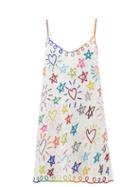 Ashish - Magic Sequinned Mini Dress - Womens - Ivory Multi