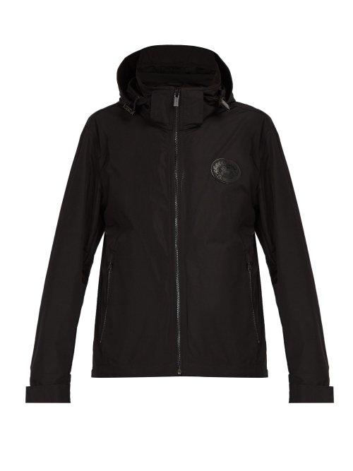 Matchesfashion.com Burberry - Hooded Windbreaker Jacket - Mens - Black