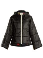 Matchesfashion.com Gucci - Logo Ribbon Quilted Jacket - Womens - Black