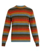 Matchesfashion.com Bottega Veneta - Striped Cashmere Blend Sweater - Mens - Multi