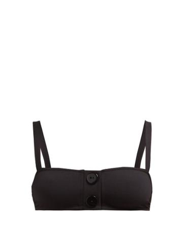 Matchesfashion.com Eres - Skim Swell Button Embellished Bikini - Womens - Black