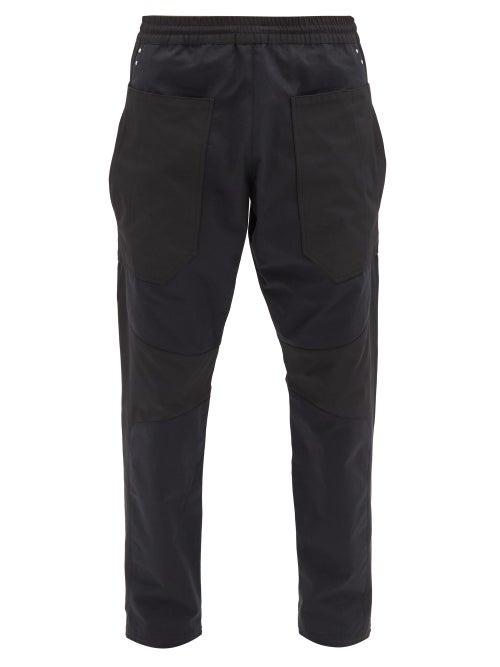 Matchesfashion.com Arnar Mar Jonsson - Patch-pocket Technical-shell Track Pants - Mens - Black