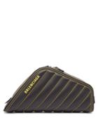 Matchesfashion.com Balenciaga - Car Quilted Leather Clutch - Womens - Black Yellow