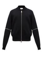 Alexander Mcqueen - Zipped Wool-blend Jacket - Mens - Black