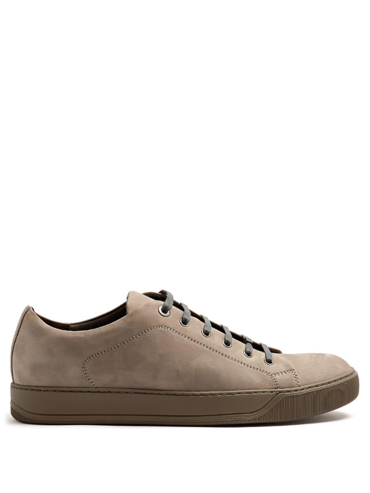 Lanvin Nubuck Low-top Trainers