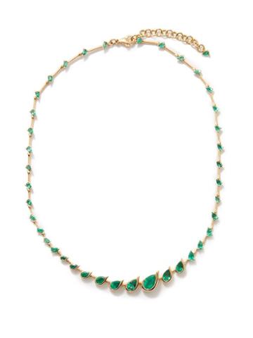 Fernando Jorge - Flicker Emerald & 18kt Gold Necklace - Womens - Green Gold