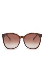 Stella Mccartney Chain-embellished Round-frame Acetate Sunglasses