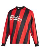 Matchesfashion.com Martine Rose - Long Sleeved Twisted Football Shirt - Mens - Red Multi