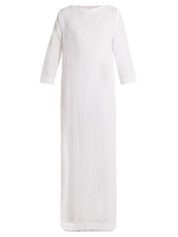 Casa Nata Boatline Cotton-gauze Dress