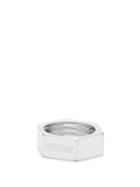 Matchesfashion.com Vetements - Logo-engraved Nut Ring - Womens - Silver