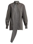 Loewe Asymmetric-front Crepe Shirt