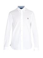 Matchesfashion.com Polo Ralph Lauren - Logo Embroidered Cotton Piqu Shirt - Mens - White