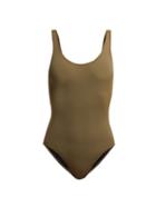 Matchesfashion.com Solid & Striped - The Anne Marie Swimsuit - Womens - Khaki