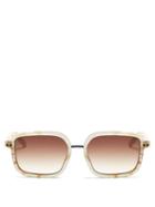 Matchesfashion.com Blyszak - V Square Frame Sunglasses - Mens - White