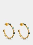 Sylvia Toledano - Candy Malachite, Amazonite & Gold-plated Earrings - Womens - Green Multi