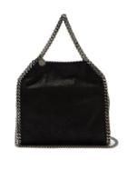 Matchesfashion.com Stella Mccartney - Falabella Mini Faux Suede Cross Body Bag - Womens - Black