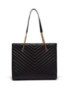 Matchesfashion.com Saint Laurent - Tribeca Jumbo Quilted Leather Shoulder Bag - Womens - Black