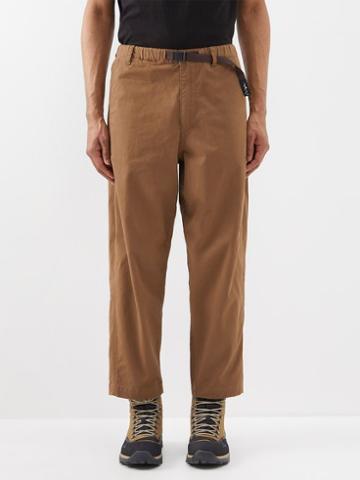 Manastash - Flex Climber Cotton-blend Trousers - Mens - Brown